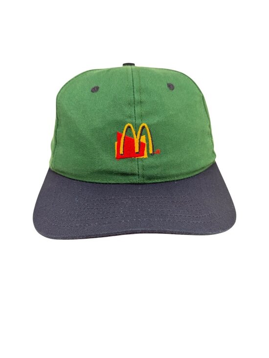 McDonald's Other - Vintage 90's McDonald's Employee Snapback Hat Green/Blue Embroidered
